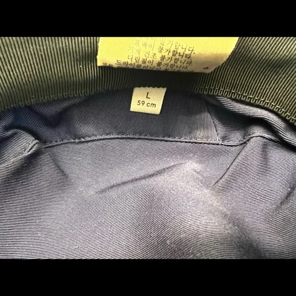 Navy Blue & Beige Gucci GG Flat Cap Large Imported